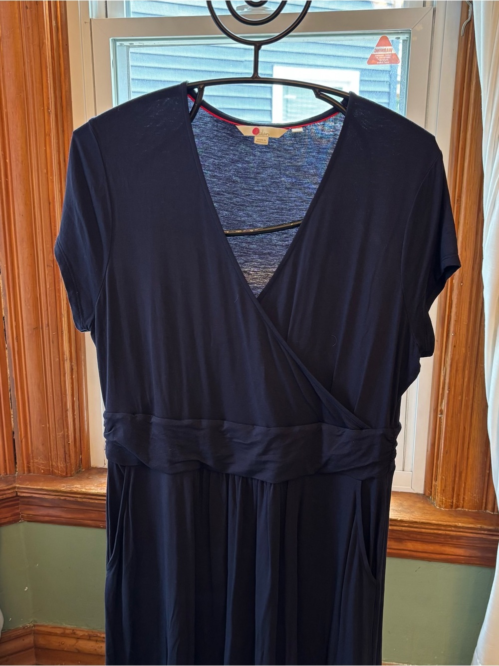 Boden Lola Jersey faux wrap dress | size 14L - Picture 3 of 7